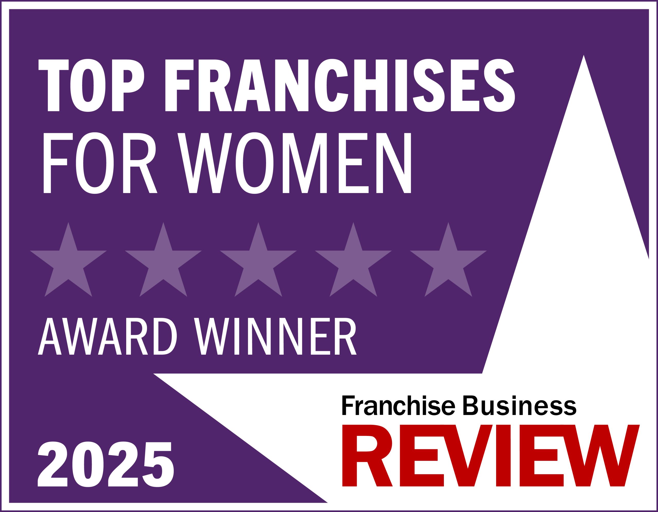 2025_RGB_Top_Franchises_for_Women_Award - Layla Monazam Franchise Business Review Graphic for Top Franchises For Women 2024 Award